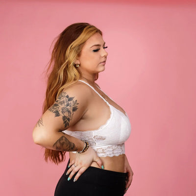Juliette Deluxe Bralette - White
