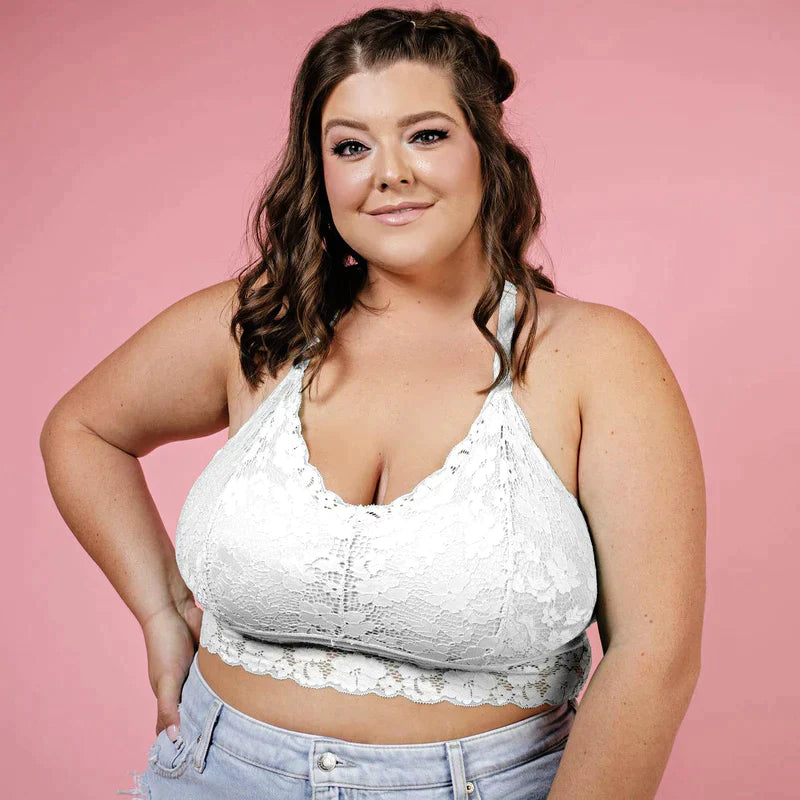 Juliette Deluxe Bralette - White